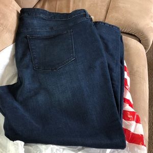 Brand new blue jeans